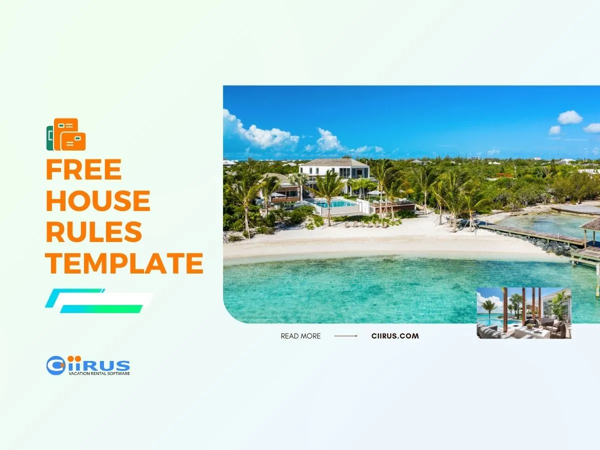 Free Vacation Rental House Rules Template CiiRUS Vacation Rental Software